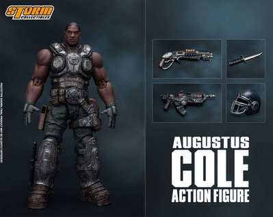 全新 Storm Toys 1/12 戰爭機器 Gears of war Augustus Cole