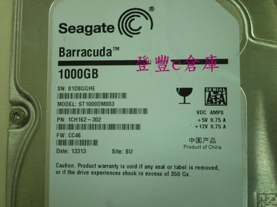【登豐e倉庫】 YF45 Seagate ST1000DM003 1TB SATA3 硬碟