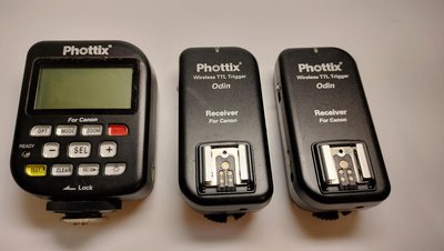 Phottix ordin TTL無線閃燈發射器 接收器 for Canon