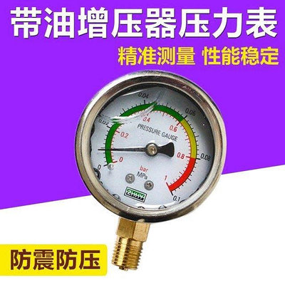渦輪增壓器壓力錶氣壓表增壓器氣壓測量表防震壓力錶校油泵工具表-
