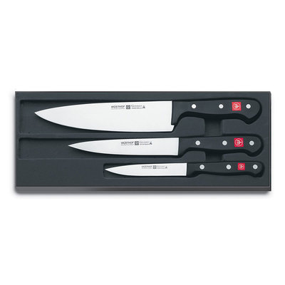 【易油網】【缺貨】WUSTHOF Knife Set 主廚刀／多用途刀／蔬果刀三件組 #9675