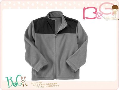 【B& G童裝】正品美國進口Crazy8 灰黑色長袖刷毛外套XS,S,M,L號3-4-6-8-10yrs