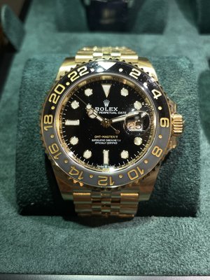 【 大西門鐘錶 】 Rolex 126718 兩地時間 GMT-MASTER 18k金 五株錶帶