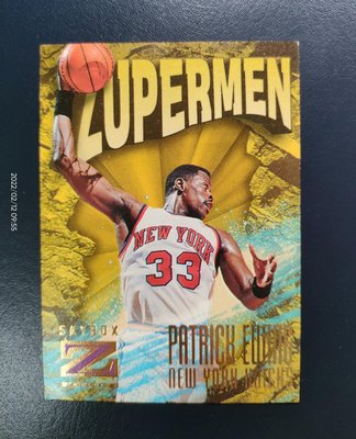 171 PAT EWING NEW YORK KNICKS TRADING CARD NBA SKYBOX Z FORCE 1997 NUEVO