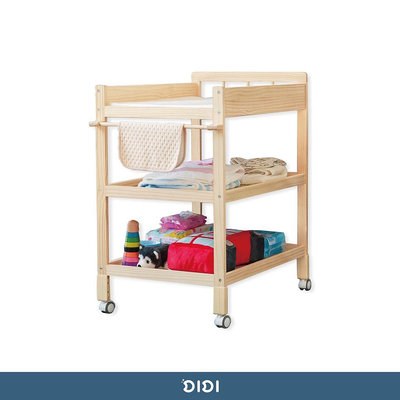 【DIDI】高低可調實木尿布台 | 尿布墊、換尿布