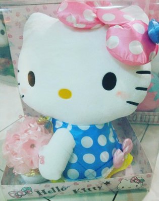 7-11 情人節限定Hello Kitty 禮盒裝大型玩偶 絕版
