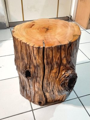 台灣紅檜  漂亮原木凳 檜木椅 擺飾台座