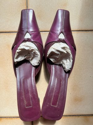 Sergio Rossi 義大利國寶級品牌 紫色高跟鞋 9成新