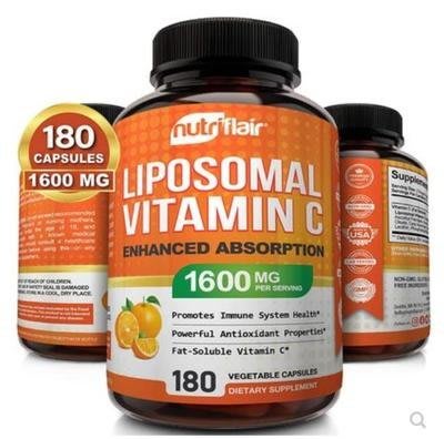 現貨NutriFlair Liposomal Vitamin C維C 1400mg180粒