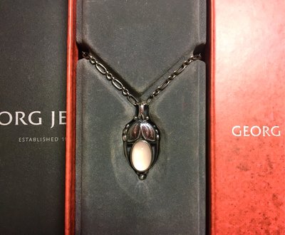 2003 GEORG JENSEN喬治傑森年度項鍊 (首刻）玫瑰石/粉晶 絕版品大特價