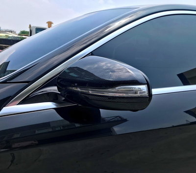 圓夢工廠 Benz S C217 S500 S550 S63 S65 S650 改裝 碳纖紋 後視鏡蓋 後照鏡蓋 飾貼