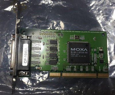 [快速出貨] 摩莎 MOXA CP-104UL PCI RS-232 串口 通訊卡