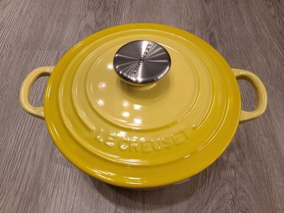 Le Creuset 18公分圓形鑄鐵鍋  燉鍋 滷鍋 湯鍋 產地法國