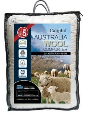 《好市多COSTCO 網路商品代購》Caliphil 雙人加大天然紐西蘭羊毛冬被 - 240 X 210 公分