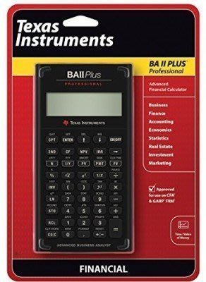 德州儀器 財務計算機 BA II PLUS Professional 精算師/CFA/FRM/SOA/CFP
