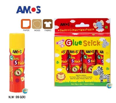 X.H. Baby【韓國 AMOS】Glue Stick （大）學齡專用多用途口紅膠 35G 讓寶貝創作更上手