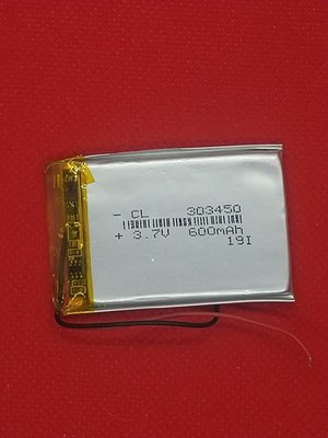 【手機寶貝】303450 電池 3.7v 500mAh 鋰聚合物電池 行車記錄器電池 空拍機電池 導航電池