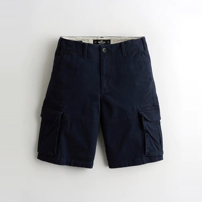 【HOLLISTER Co.】【HCO】HC男款工作短褲21款黑藍 F02210823-01
