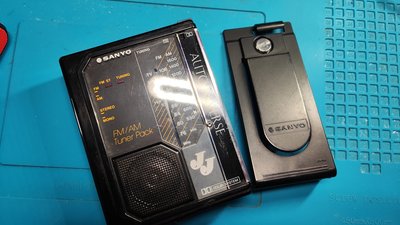 SANYO MR-JJ2 收音機卡式隨身聽 卡帶隨身聽 黑色