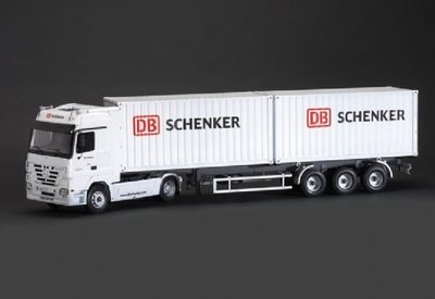 【喵喵模型坊】 ITALERI 1/24 MB ACTROS + 20呎 貨櫃車組 DB SCHENKER (3865)