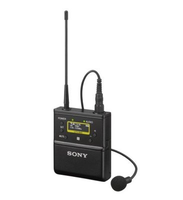 SONY UTX-B40 無線發射器 腰包式 雙頻 發射器 無線 MIC 採訪 單眼 攝影機 收音【台灣索尼公司貨】