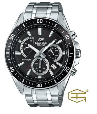 【天龜】CASIO EDIFICE 時尚經典 三眼計時錶款 EFR-552D-1A