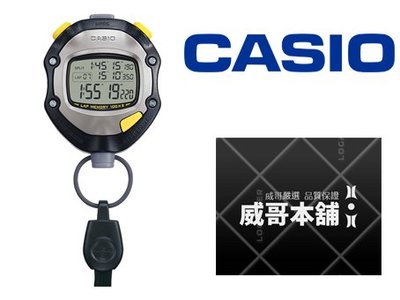 【威哥本舖】Casio台灣原廠公司貨 HS-70W-1 專業計時防水運動碼錶 HS-70W