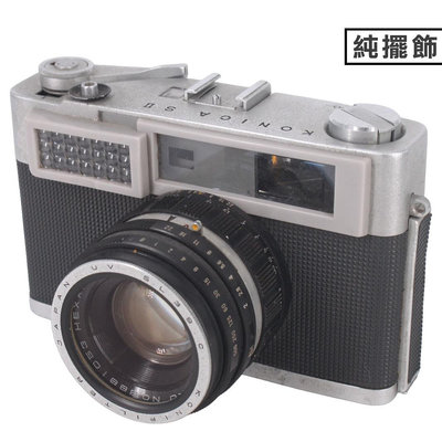 金卡價1088 二手 日製Konica SII 機械旁軸古董相機 純擺飾 399900024512 04