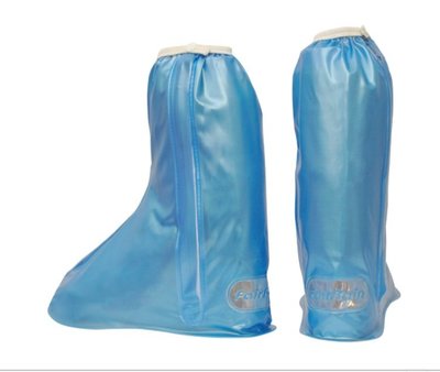 FairRain 飛銳 雨の天使 防雨鞋套 騎士雨鞋套 - 透明藍
