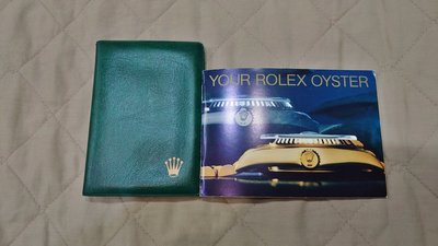 ROLEX 勞力士 1989年 原裝 老配件 老保單套 保單夾 年曆卡夾 89年手冊說明書 實物拍照如圖