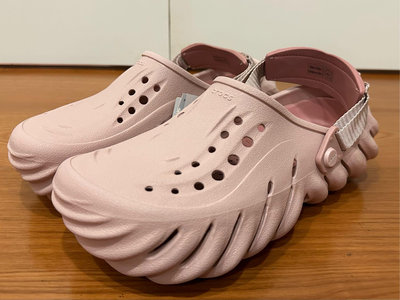 現貨 全新 粉紅色 Crocs Echo Clog 卡駱馳 波波鞋 洞洞鞋 涼鞋 男 女 中性 Unisex 沙灘鞋 涼鞋 拖鞋 克駱格