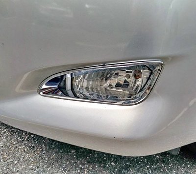 圓夢工廠 Toyota Alphard 20系 2008~2015 改裝 鍍鉻銀 前保桿 霧燈框 霧燈罩 飾貼