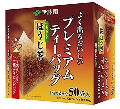 Bz Store  日本  伊藤園 焙茶立體三角茶包 50入
