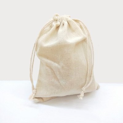 【贈品禮品】B3971 棉麻束口袋-中 包裝袋 抽繩收納袋棉布袋 咖啡豆袋米袋  端午節香包袋  驅紋中藥包 贈品禮品
