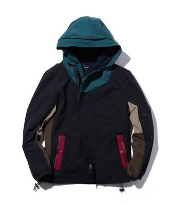 【TOP MAN】 日本 GLAMB 機能防風撞色連帽夾克外套！201271812