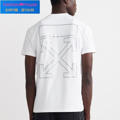 『Fashion❤House』22SS OFF WHITE LIMITED 3M PRINTED LOGO T-SHIRT 反光 短袖T恤 短T 男女