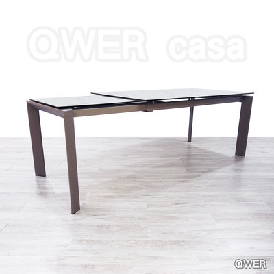 QWER CASA 訂製家具 餐桌 延伸桌 岩板伸縮桌 桌子 工作桌 會議桌 伸縮桌 陶板伸縮桌 陶板 延伸餐桌