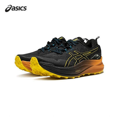 Asics Trabuco Max 2 亞瑟士 越野 慢跑鞋 厚底 戶外 黑黃 1011B606001
