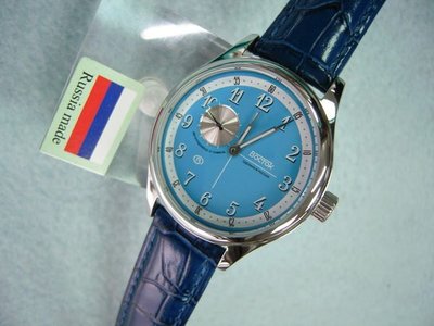 ((( 格列布 ))) 俄國 VOSTOK 沃斯舵客 自動上練機械錶 ---- 銀色殼 * 籃面