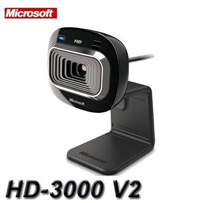 【MR3C】含稅附發票 Microsoft 微軟 LifeCam HD-3000 V2版本 網路攝影機