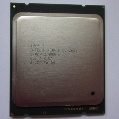 【含稅】Intel Xeon E5-2620 2.0G 15M 6C12T 95W 2011 正式CPU 一年保