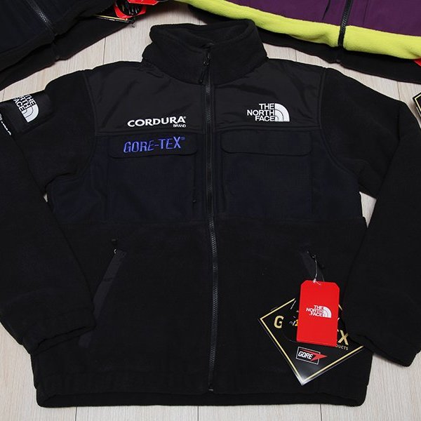 2018 Supreme The North Face Expedition Fleece Jacket 羊毛保暖黑