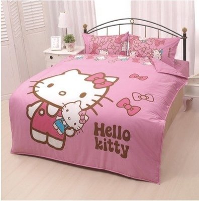 【多娜小鋪】Hello Kitty 我的娃娃 雙人兩用被床包4件組 152x190公分/含運只要3898/好市多代購