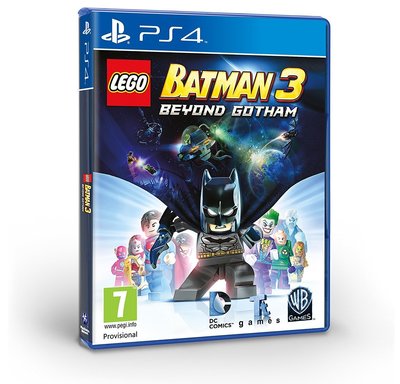 中古 PS4 樂高蝙蝠俠3：飛越高譚市(含2套人物下載包+數十種人物道具密碼) -英文版- Lego Batman 3
