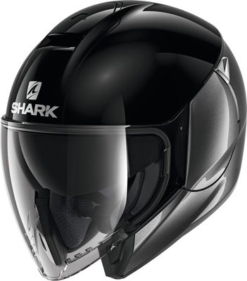 大頭佛の SHARK CITYCRUISER DUAL 3/4半罩彩繪安全帽 黑/灰