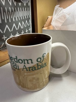 全新絕版Starbucks 星巴克 Kingdom of Saudi Arabia沙烏地阿拉伯城市杯 馬克杯