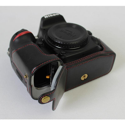 適用于尼康單反D7100皮套 D7500/D7200相機底座 佳能100D保護半套