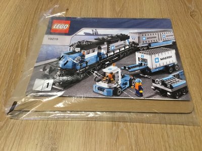 [二手] 樂高，LEGO 10219 Maersk Train 馬士基火車