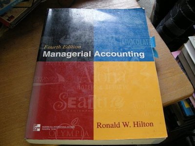 崇倫舊書坊  Managerial Accounting(有光碟)