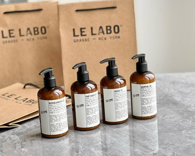 LeLabo香水實驗室身體乳，可以說是這兩年最火的獨立香氛品牌，來啰👏237ml